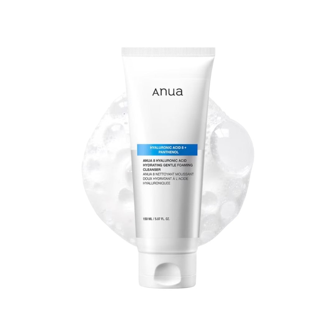 Anua – 8 Hyaluronic Acid Hydrating Gentle Foaming Cleanser, 150ml