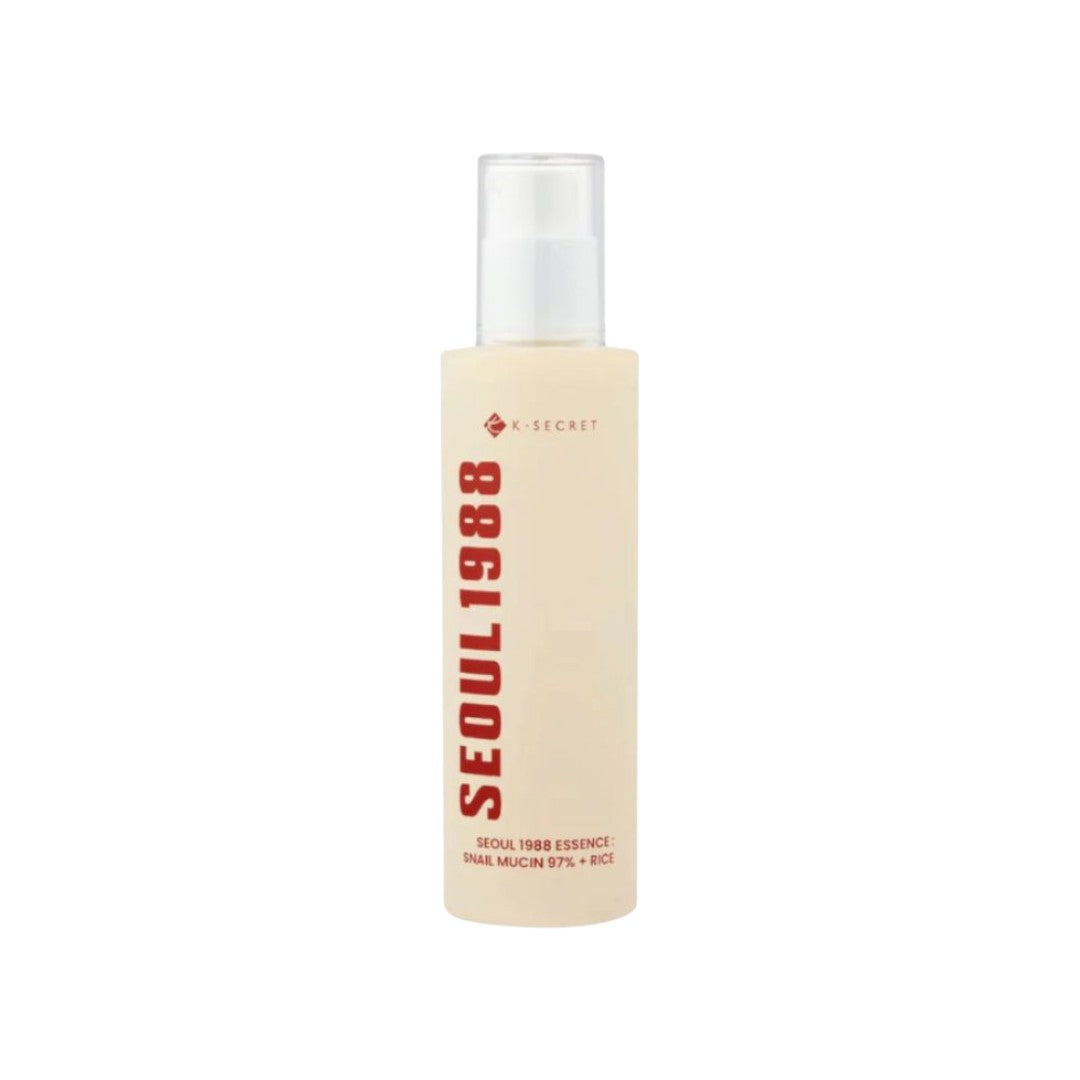 K-SECRET – SEOUL 1988 Essence: Snail Mucin 97% + Rice, 100ml