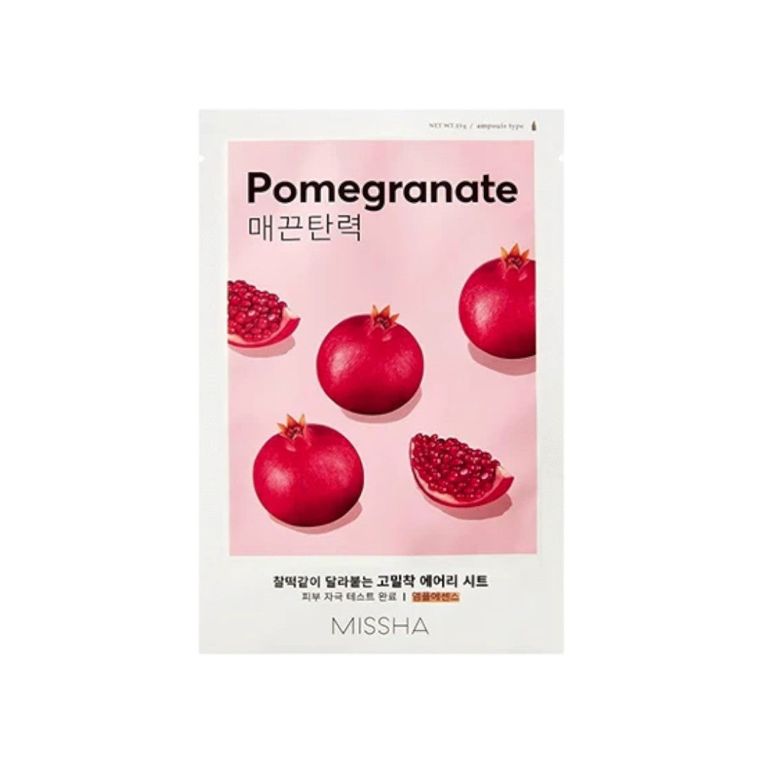 Missha – Airy Fit Pomegranate Sheet Mask, 19g