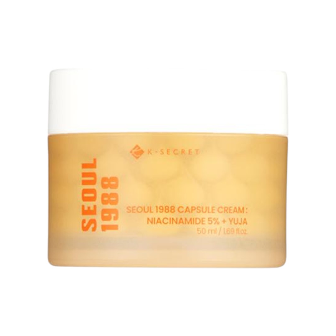 K-SECRET – Seoul 1988 Capsule Cream: Niacinamide 5% + Yuja, 50ml