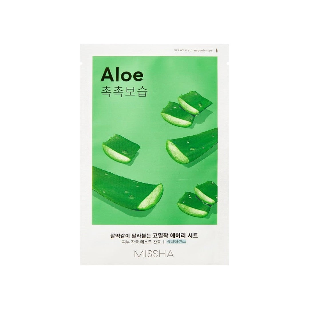 Missha – Airy Fit Aloe Sheet Mask, 19g