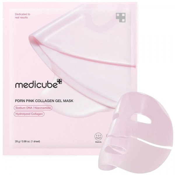 Medicube – PDRN Pink Collagen Gel Mask – 28g, 1 mask piece